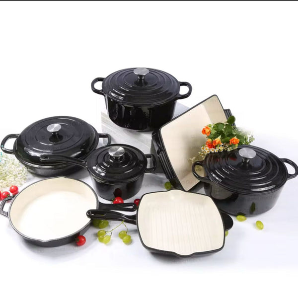 11pc Cast Iron Cookware Set