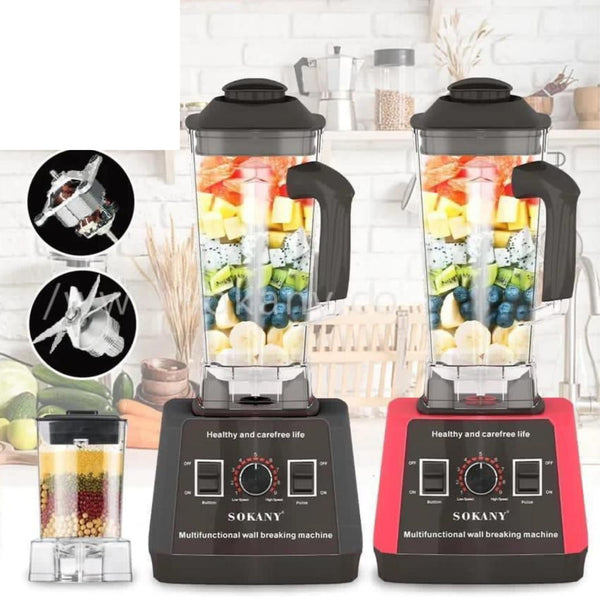 2-in-1 Sokany Commercial Blender (SK-666)
