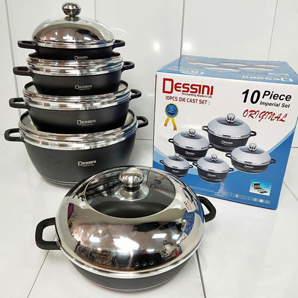 Dessini 10pc Original Cookware Set
