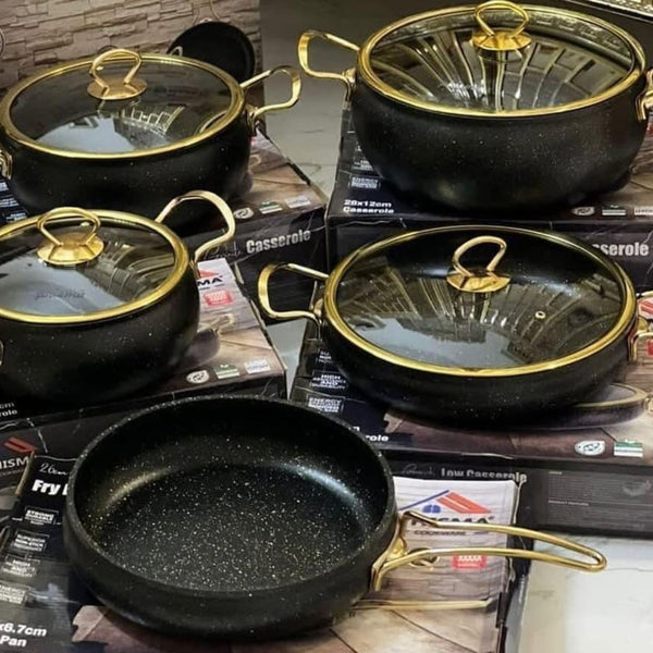 Donar 11-Piece Granite Cookware Set