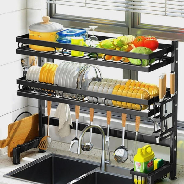 Double Layer Over the Sink Dish Rack