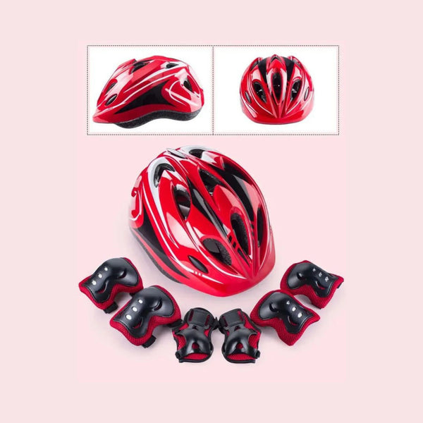 Kids Full Guards and Helmet Set