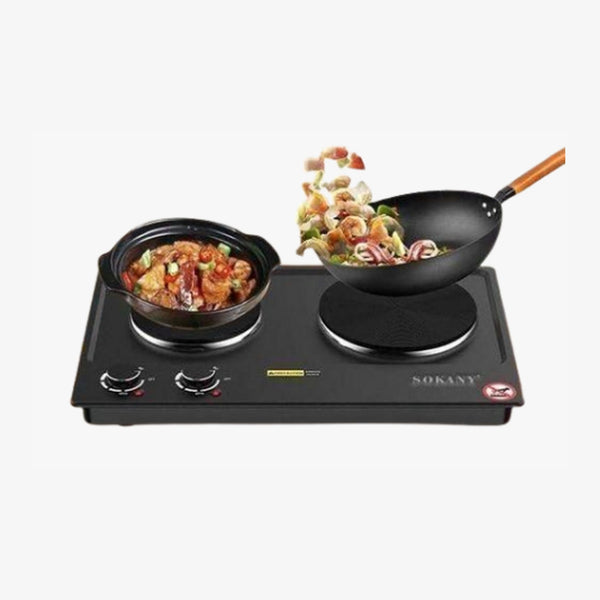 Sokany 2 Burner Electric Stove