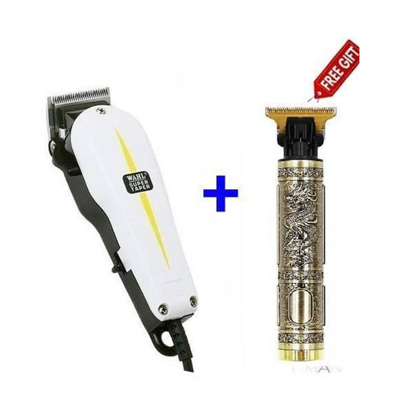 Wahl Super Taper Classic Series Clipper + T9 Detailer Combo